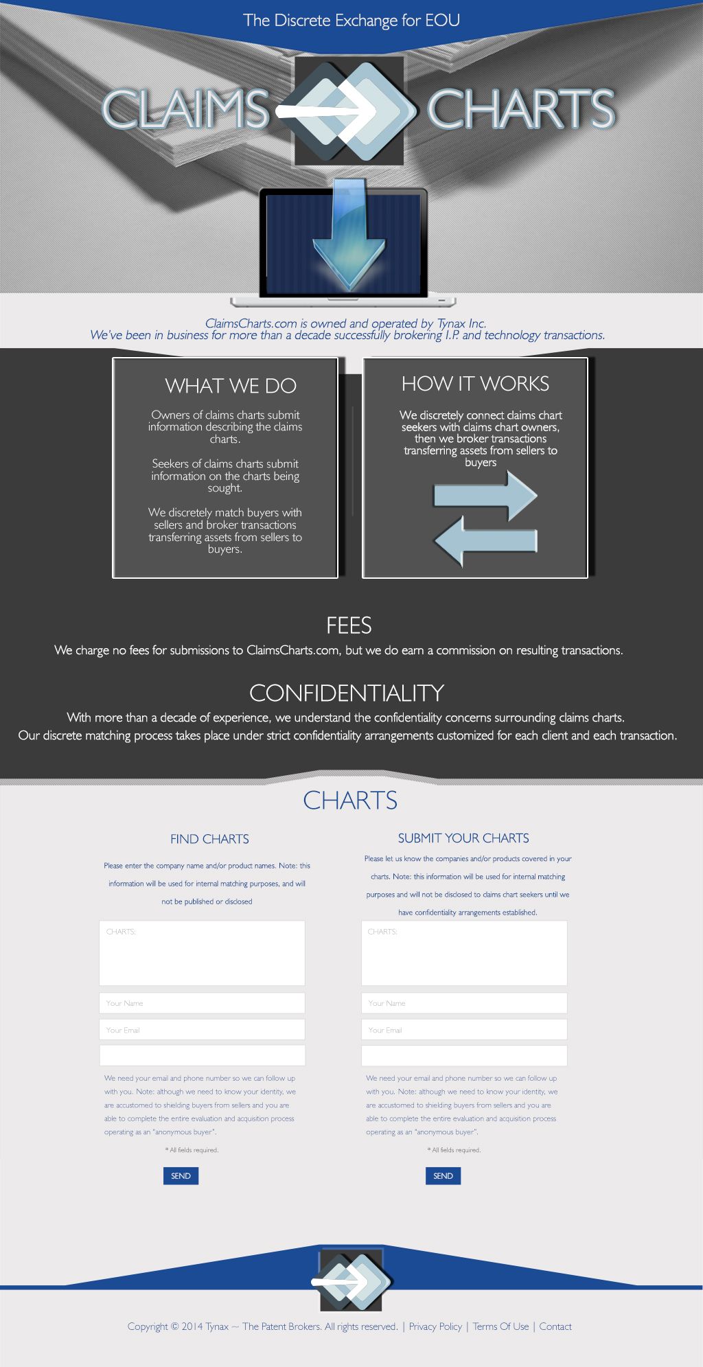 Mockup for legal business.