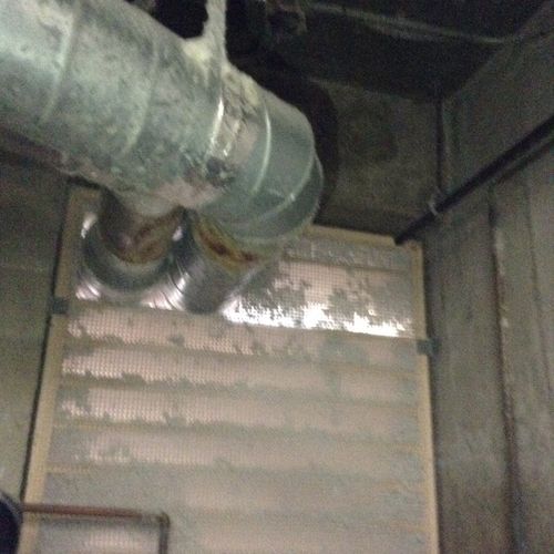 Industrial size air duct dryer ventilation duct