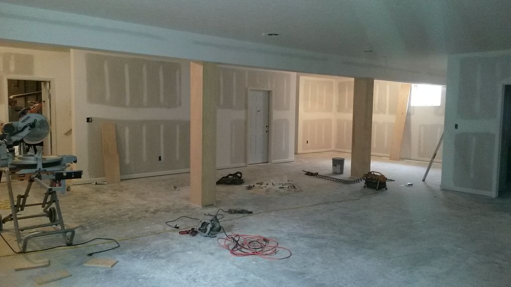 a basement i finished. This was at trim stage.