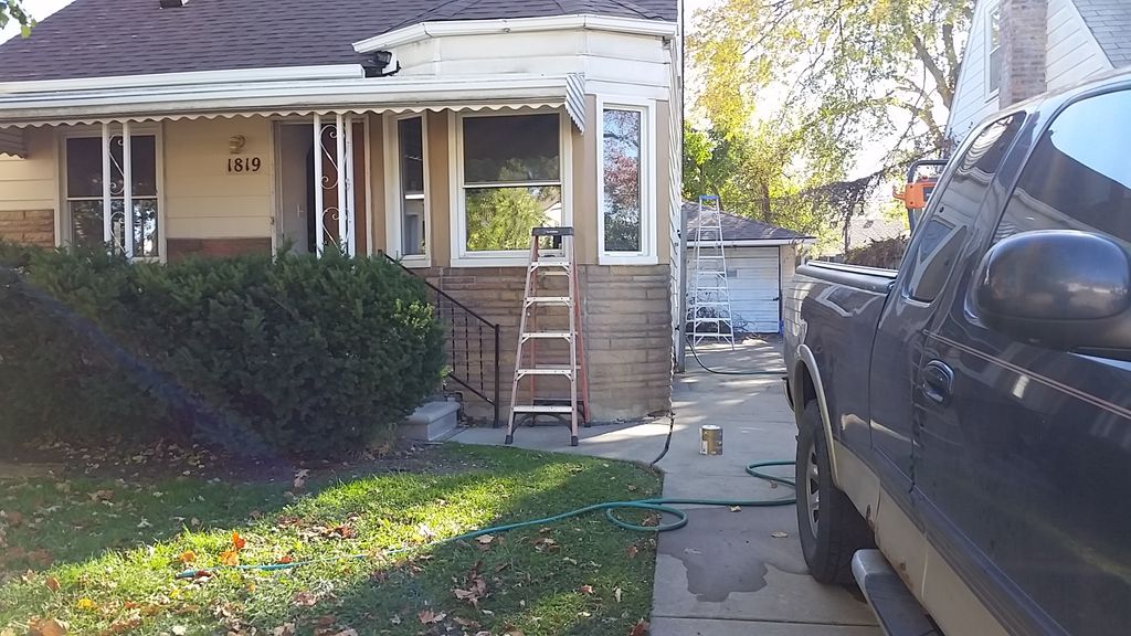 We did the whole exterior in this Lincoln park hom