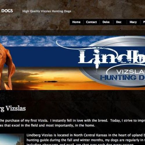 Dog breeding website design and web content writin
