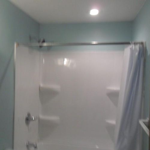 Clayton Property New Shower/Tub/Paint
