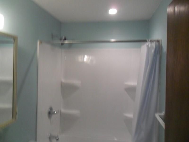 Clayton Property New Shower/Tub/Paint