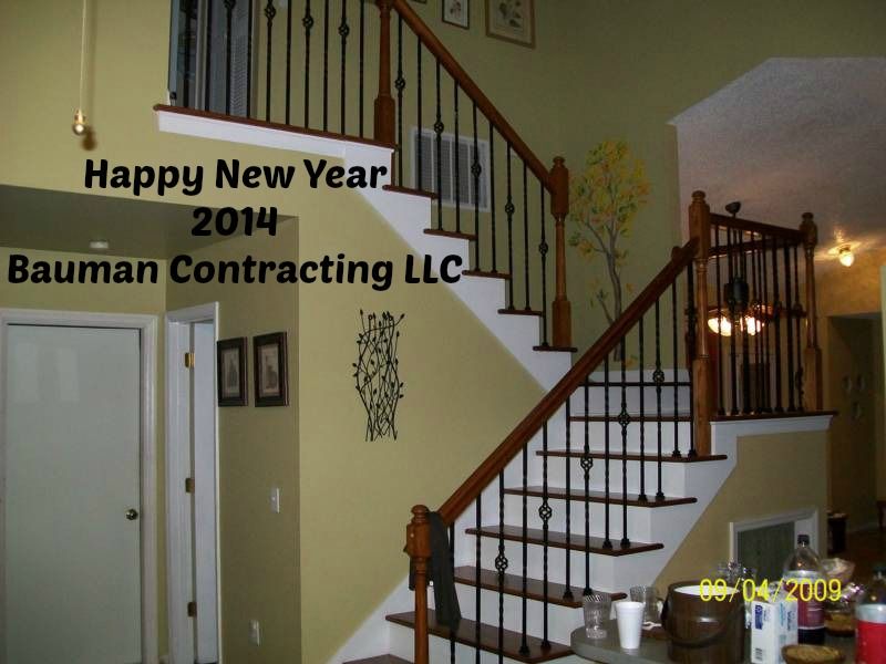 Remodeled Stairs
Tore off carpet, reframed, added 