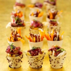 handcrafted canape