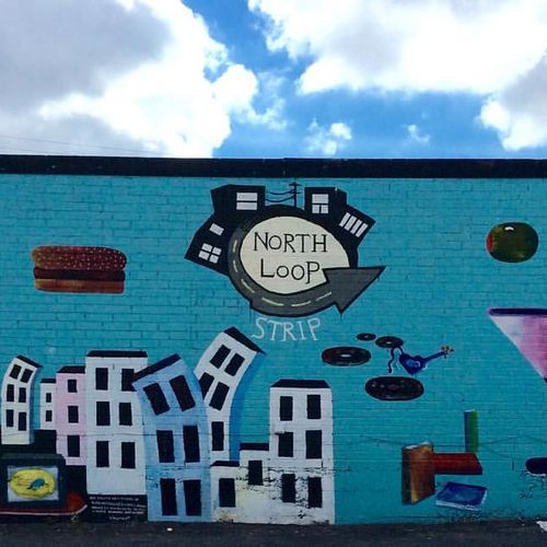 Mural Commissioned by North Loop businesses and IB