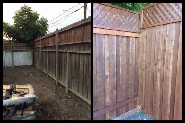 What a difference made by this 8ft redwood full pr