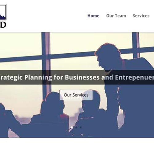 Responsive website design for business coaching fi