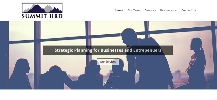 Responsive website design for business coaching fi
