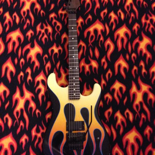 The "Flame" Custom build LA Guitar shop..1983