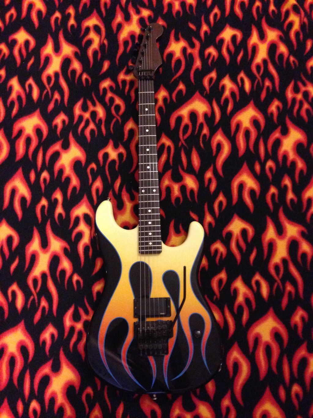 The "Flame" Custom build LA Guitar shop..1983