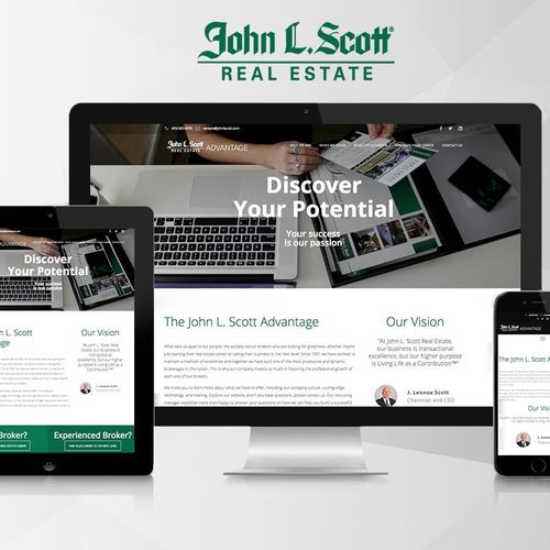 Web design for John L. Scott.