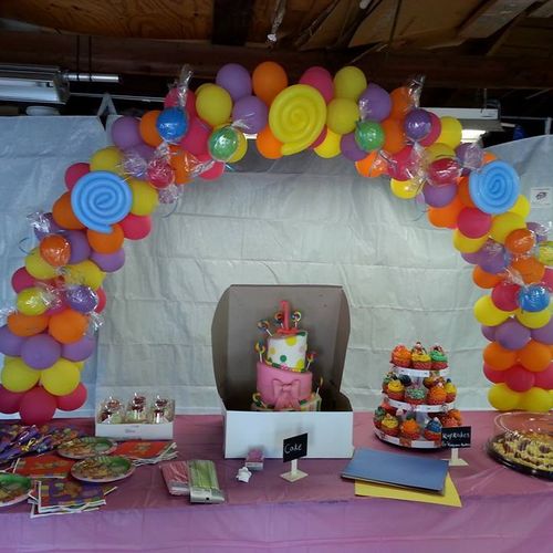 This was a "Candy Land Theme" 1st  Birthday