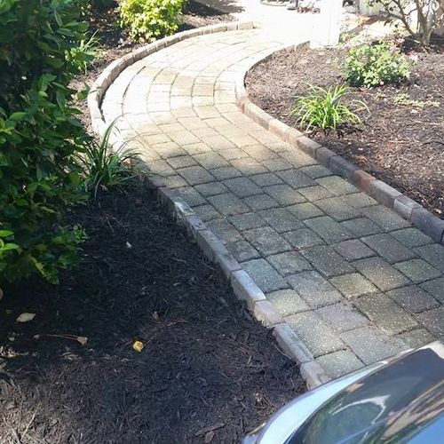 Saved the customer some money. Used some pavers th