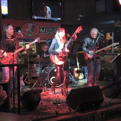 That's me on the right, with the Ronni Ward Band.