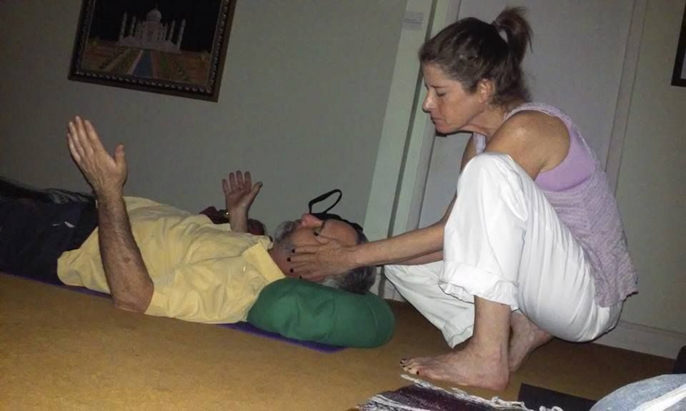 hands on during healing circle
