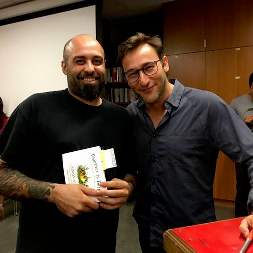 Pictured with Simon Sinek at Live Talks L.A. 2016 
