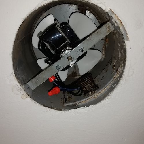 replacement bathroom fan motor