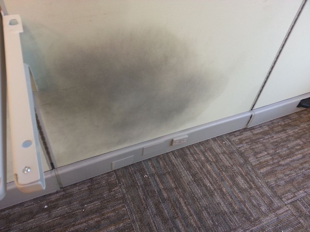 Office cubicle panels cleaning