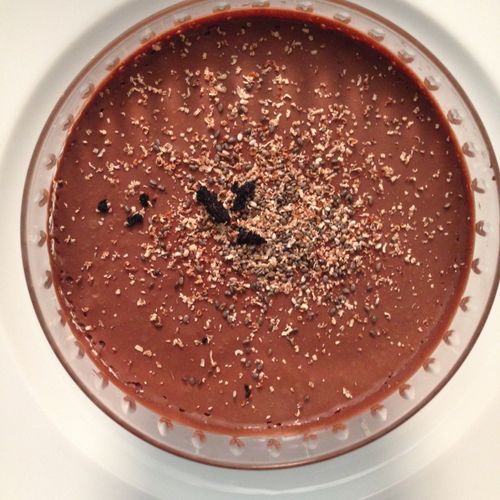 Vegan Dark Chocolate Mousse with Cardamom and Chia
