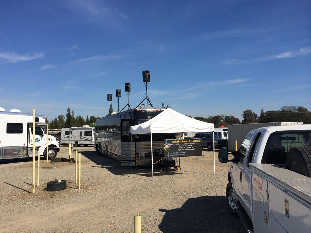 Part of my setup for NASCAR at All American Speedw