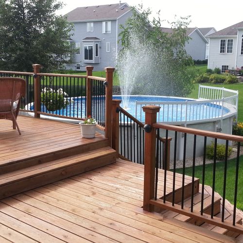 Deck Design and building, repairs, cleaning and st