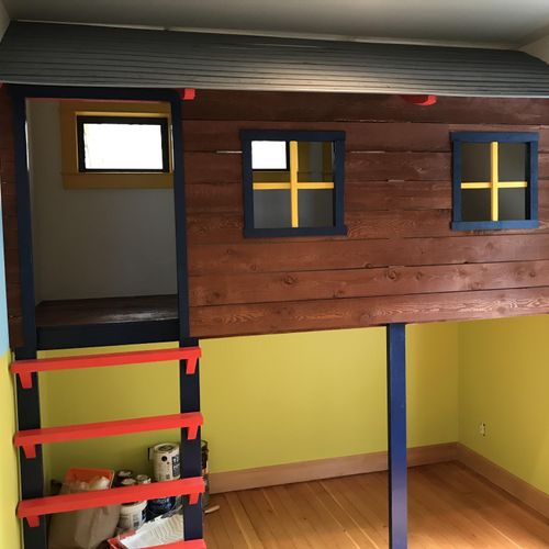 Custom Kids Bunk House- Design and Build