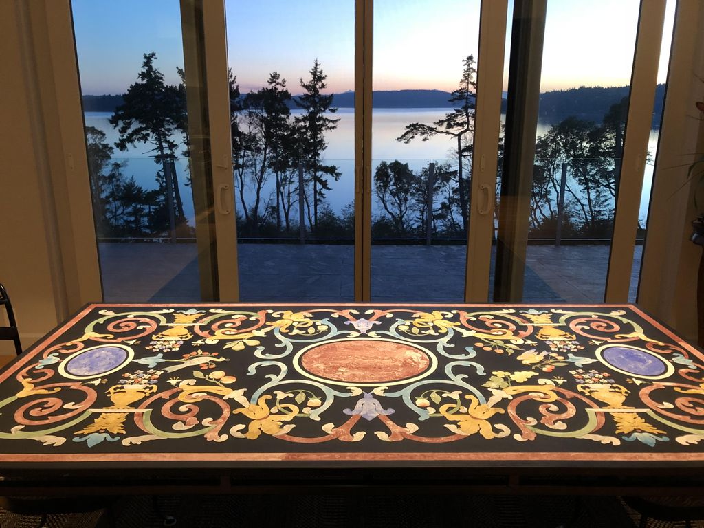 Marble table restoration