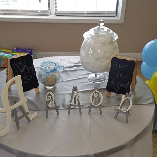 Baby Shower Table Games