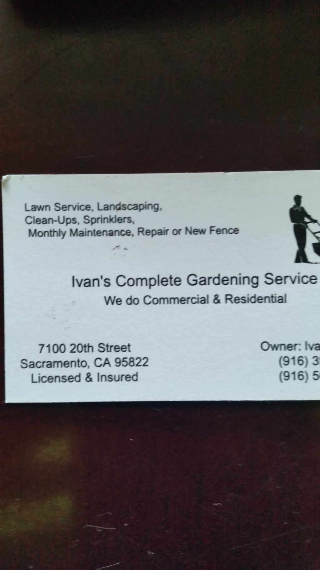 Ivan's Complete Gardening Service