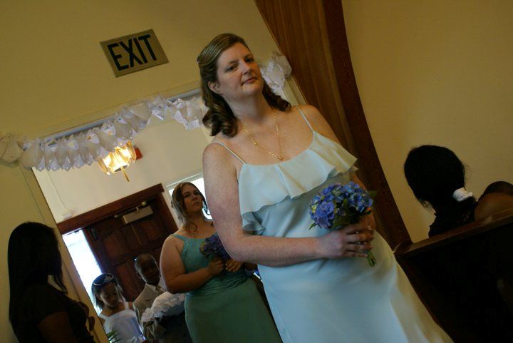 Julia at Michele's Wedding