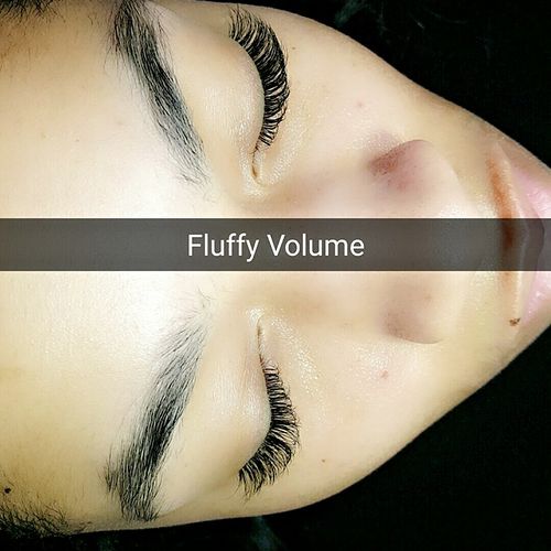 Hybrid Lashes Classic and Volume Mix