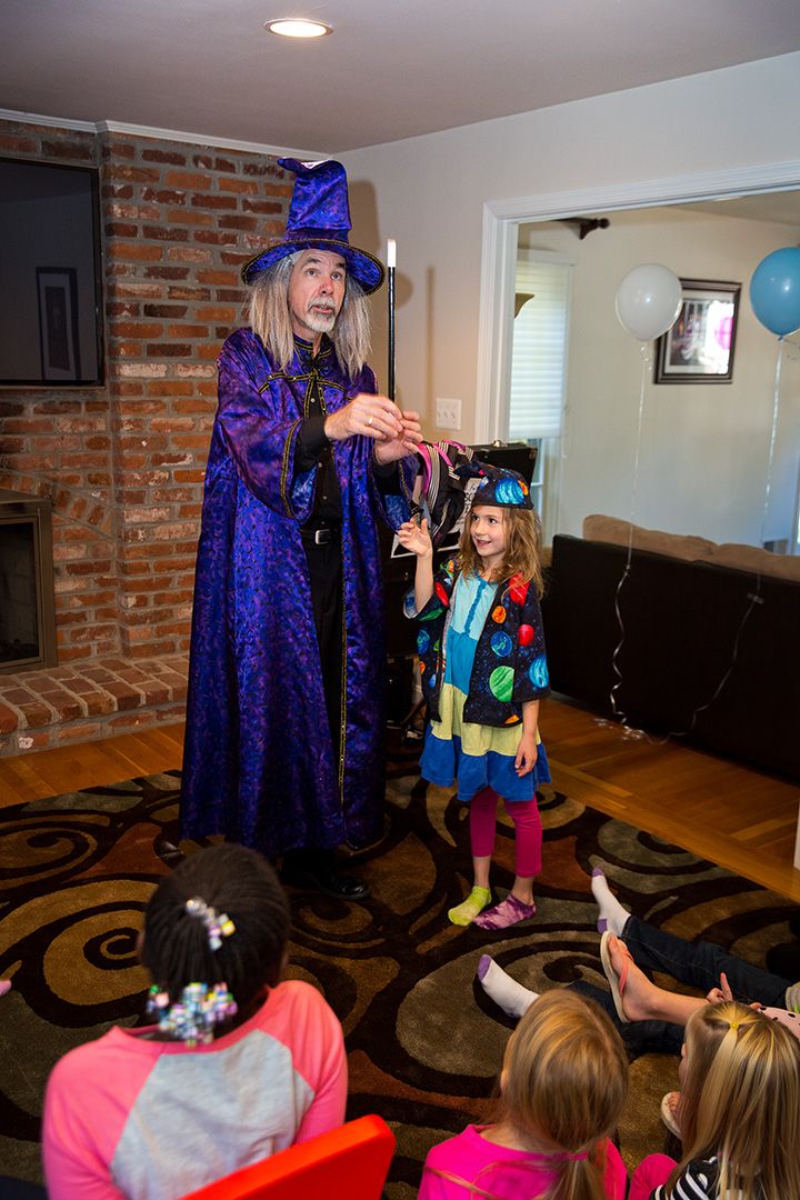 Professor Fizzwiffle and his Junior Wizard helper.