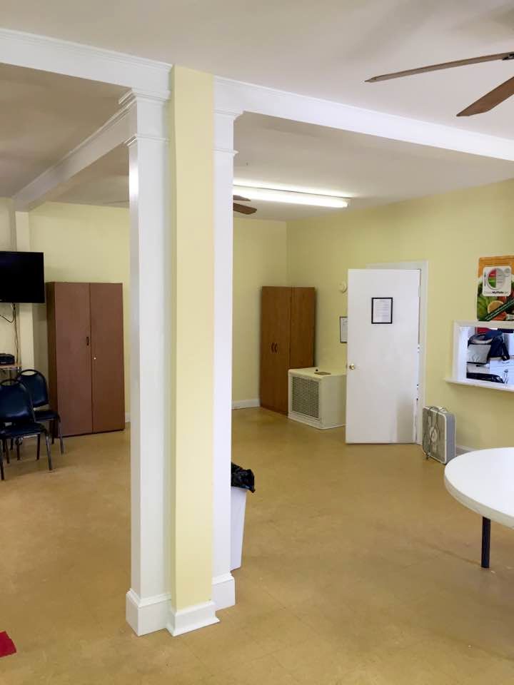 New beam and additional pillar support with detail