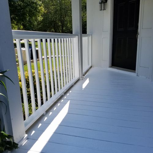 Front porch repair, banister rebuild in Irmo