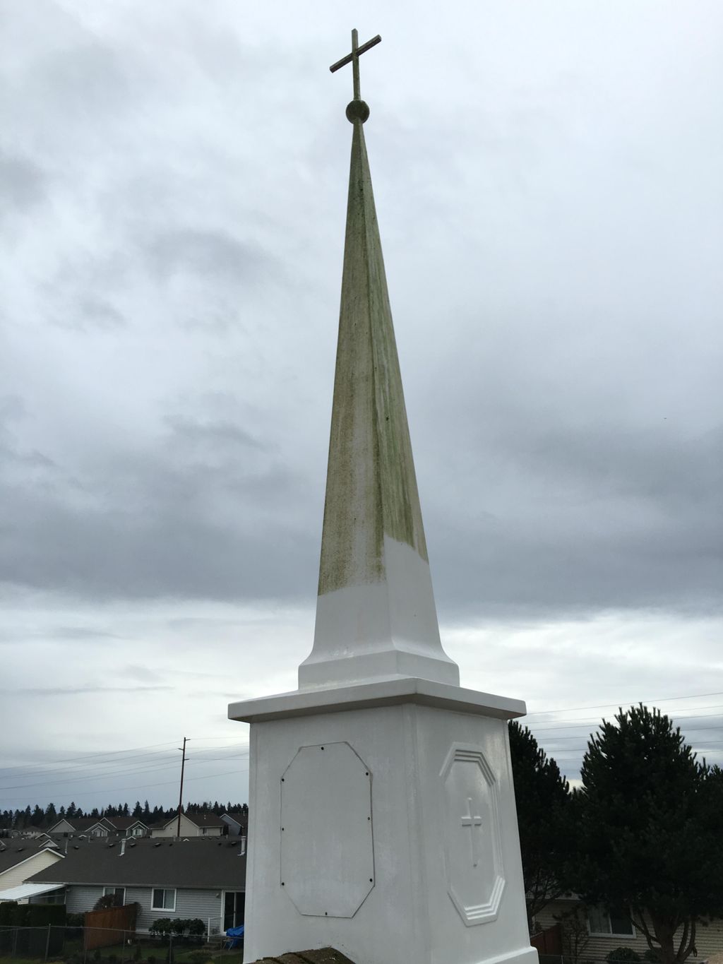 Steeple before