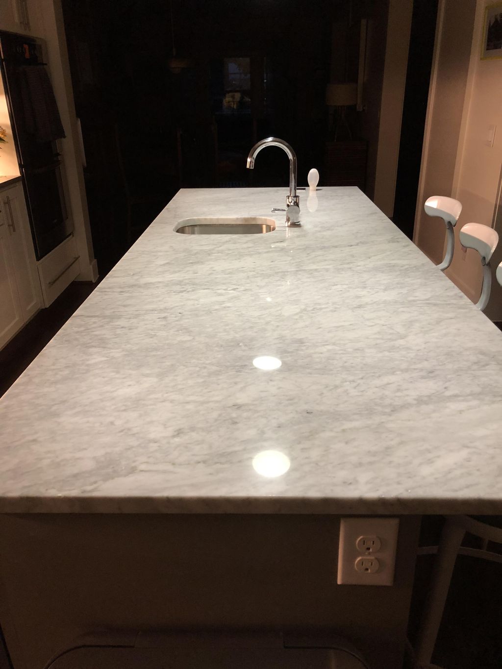 Marble island restoration