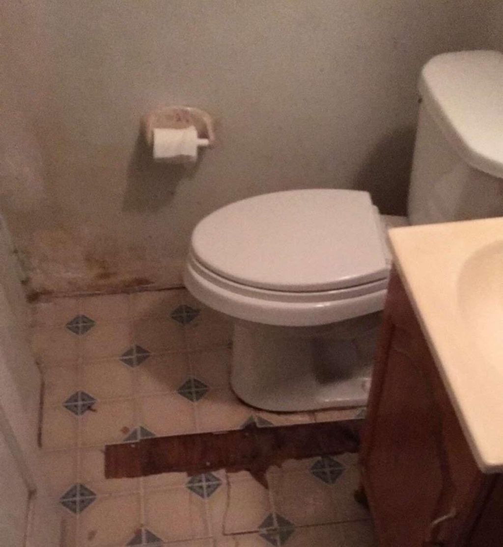 Before bathroom remodel