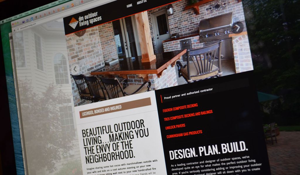 DM Outdoor Living Spaces - WordPress Website Desig