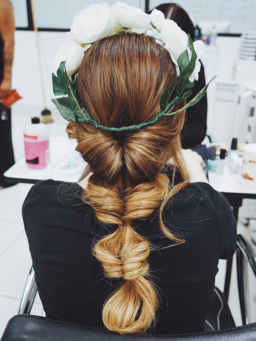 Romantic updo