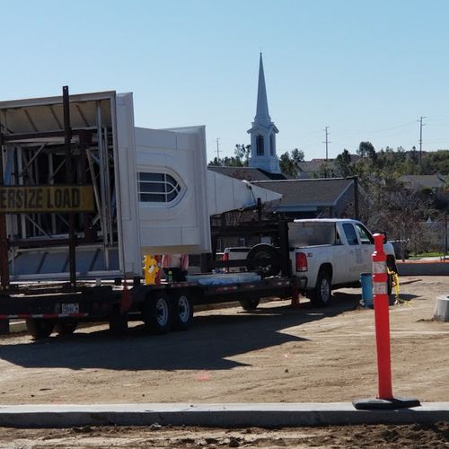 Almost ready for the Lightning Rod at LDS Murrieta