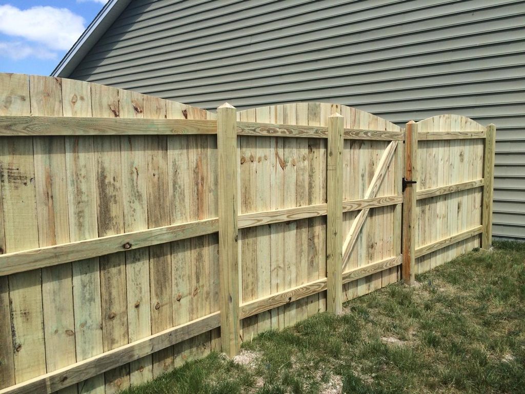 Privacy fence.