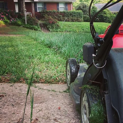 Lawn mowing small residential properties