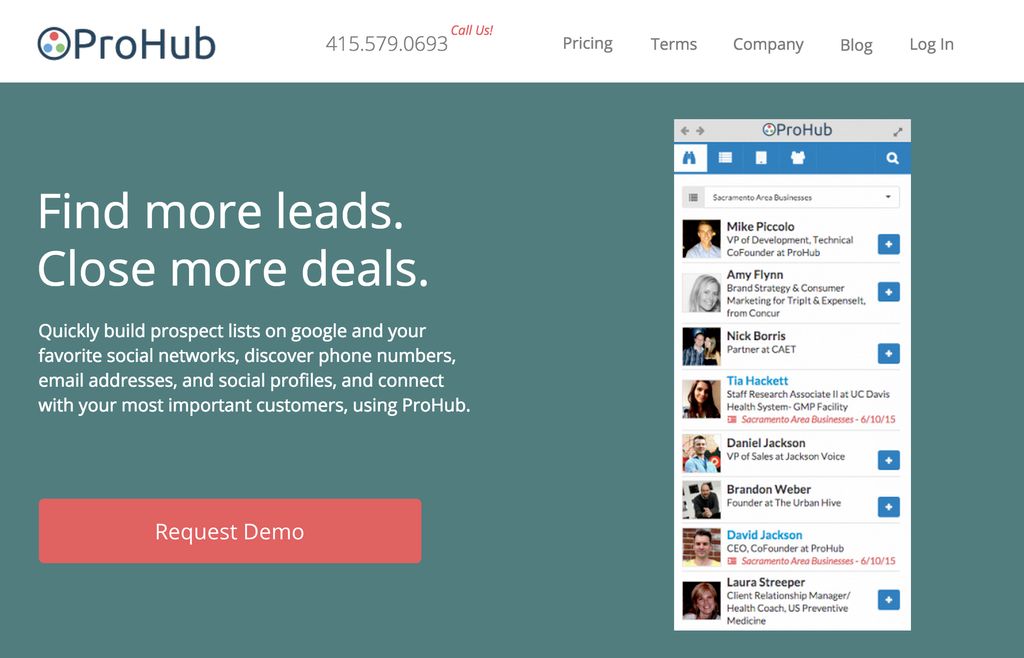 ProHub Prospector is a next generation prospecting