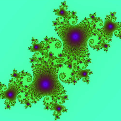 This Julia Set is embedded in a Mandelbrot Set.