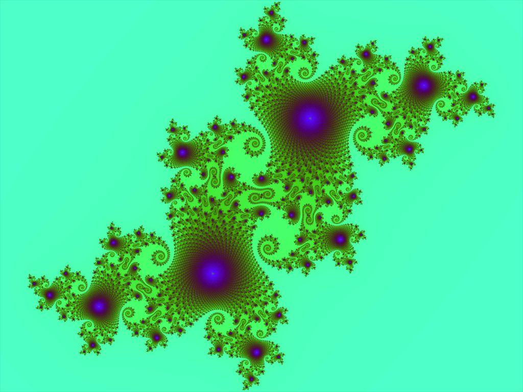 This Julia Set is embedded in a Mandelbrot Set.