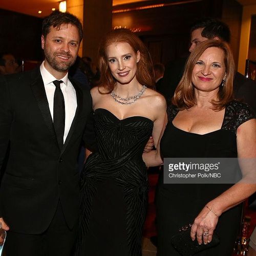 Jessica Chastain's mother for Golden Globes 2014