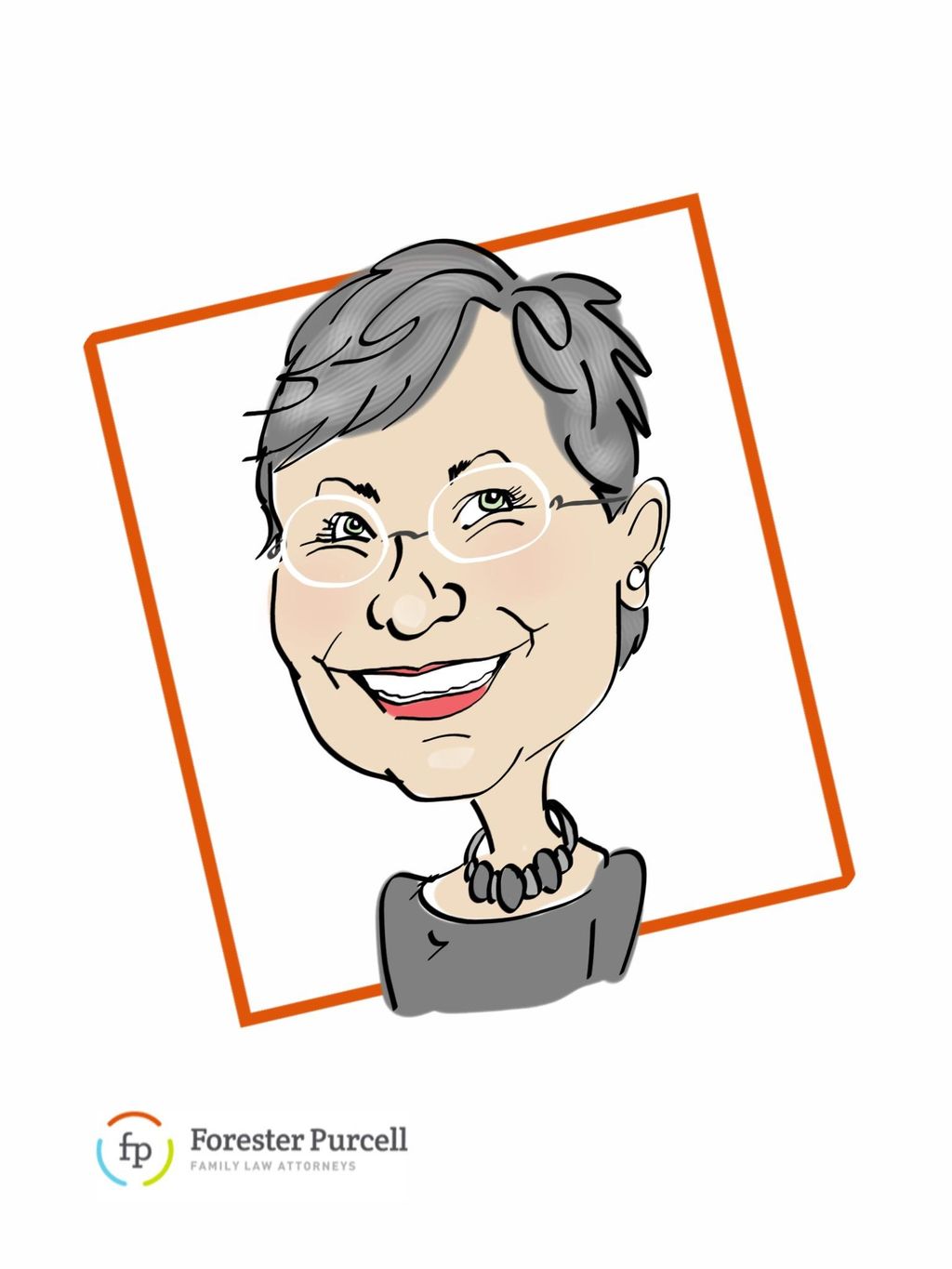 Digital Caricature with Company Logo