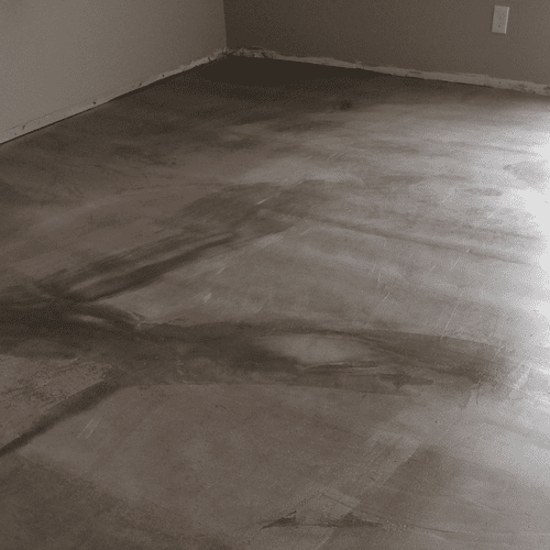 floor after repair and float