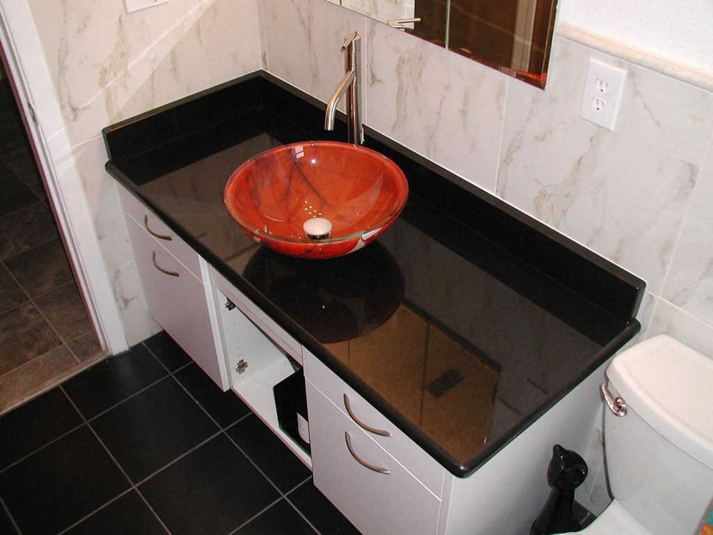 New floor, New cabinet New countertop, New faucet 